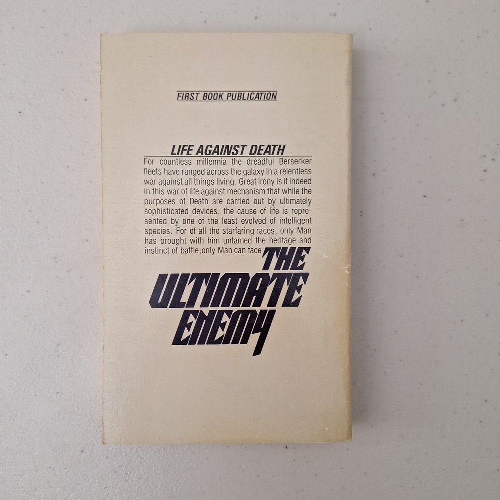 1979 THE ULTIMATE ENEMY by Fred Saberhagen VG 1st Ace SF Paperback - Picture 4 of 6